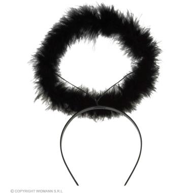 Cerchietto Angelo con Aureola Nero Marabout |Widmann