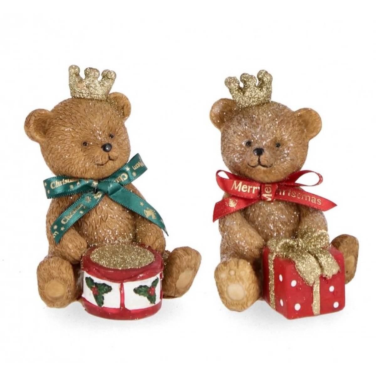 Orso Resina cm.9,5x10xh12 Disponibile 2 Modelli |Bizzotto