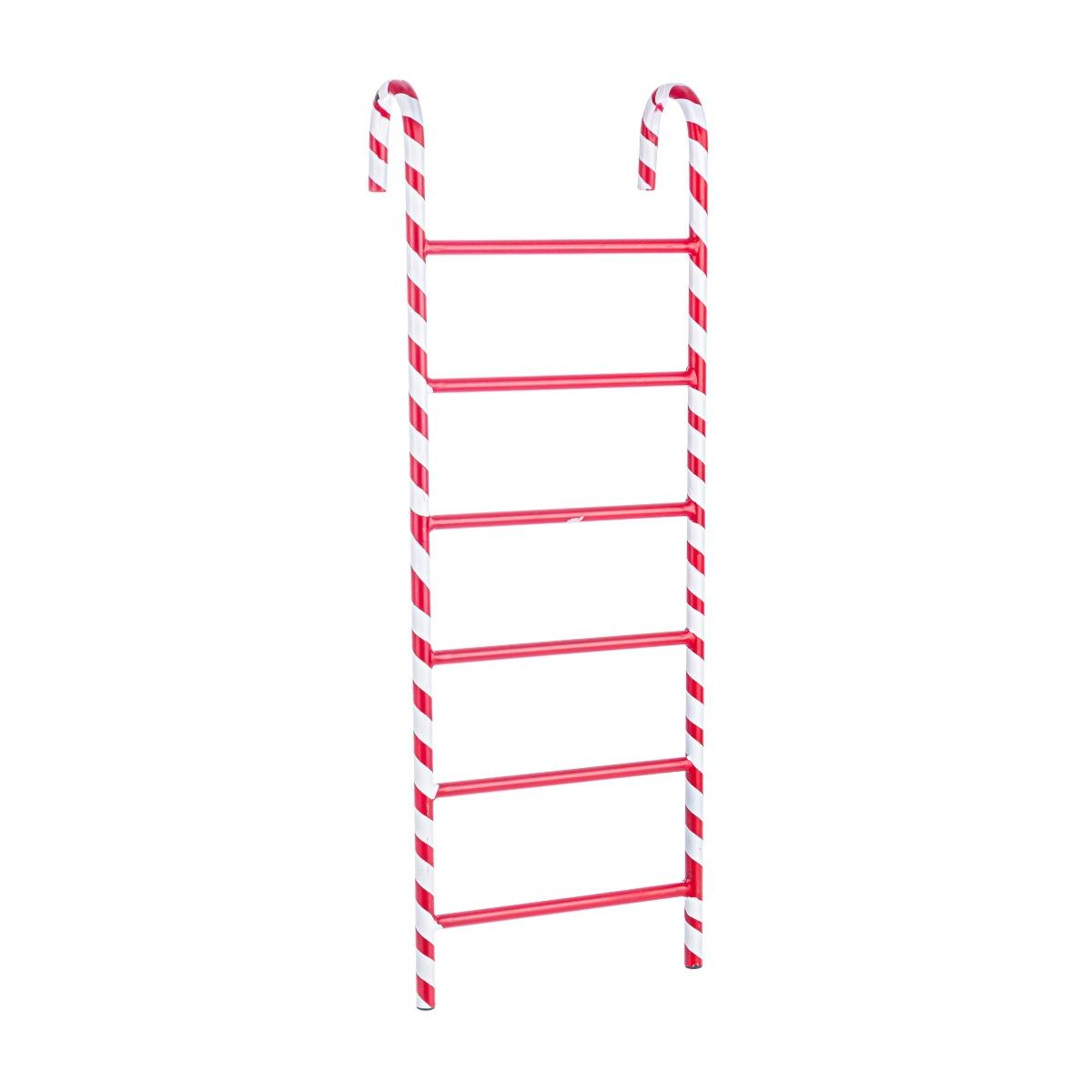 Scaletta Metallo Rossa Bianca cm.60 |Bizzotto
