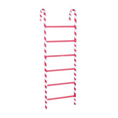 Scaletta Metallo Rossa Bianca cm.60 |Bizzotto