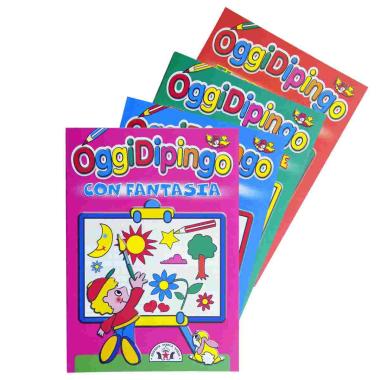 Quaderno Mod. A4 Oggi Dipingo pg.16 4 Modelli |Fabriano