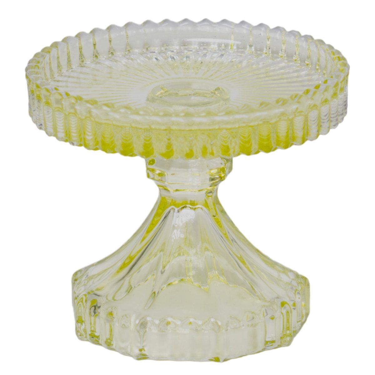 Portacandela 1 Posto Vetro Kristal Verde cm.Ã˜10 |Silani