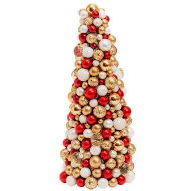 Albero Natale cm.35 Perle Rosso |Silani