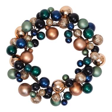 Girocandela Mini Ball Verde/Oro cm.Ø14 |Silani