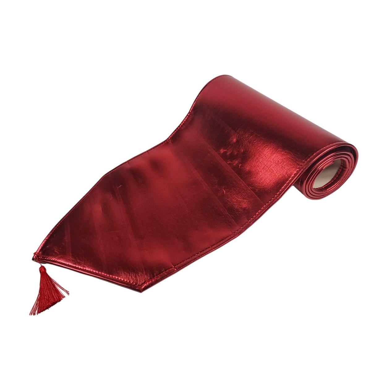 Runner cm.33x180 Metallic Rosso | Silani