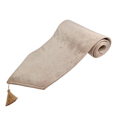 Runner cm.33x180 Velluto Panna Oro | Silani