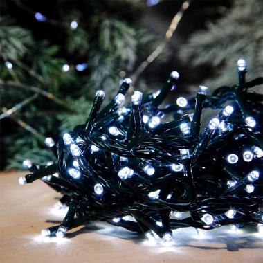 Luci Natale Esterno LED 720 Bianco Freddo con Giochi |Silani