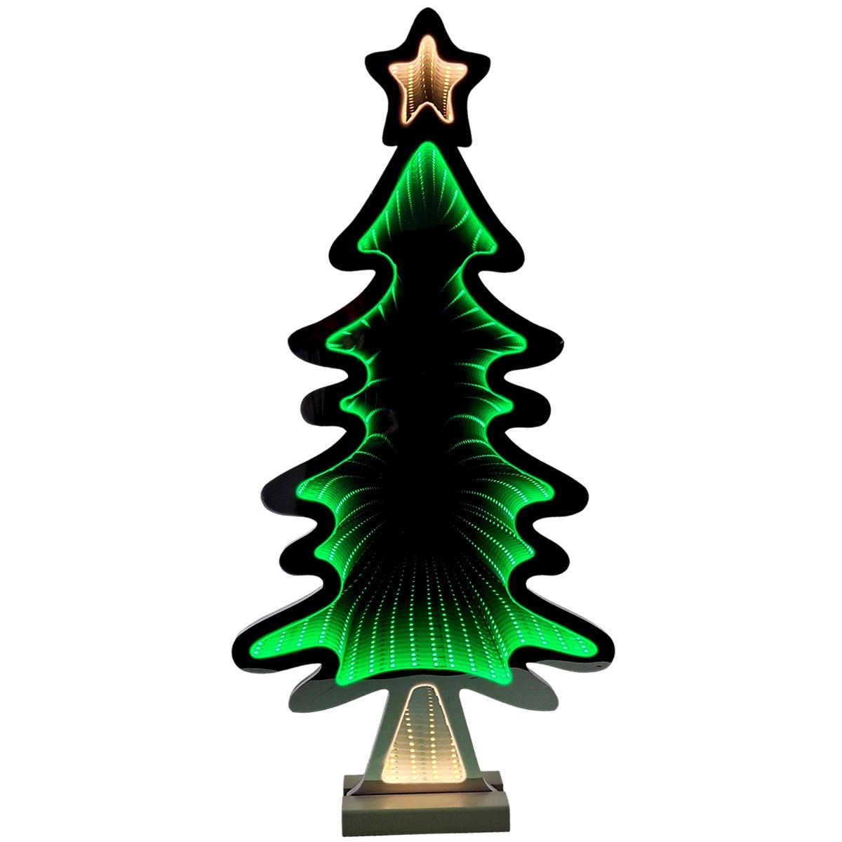 Albero Natale Luci LED Infinity 3D cm.29x1,5xh60 |Silani