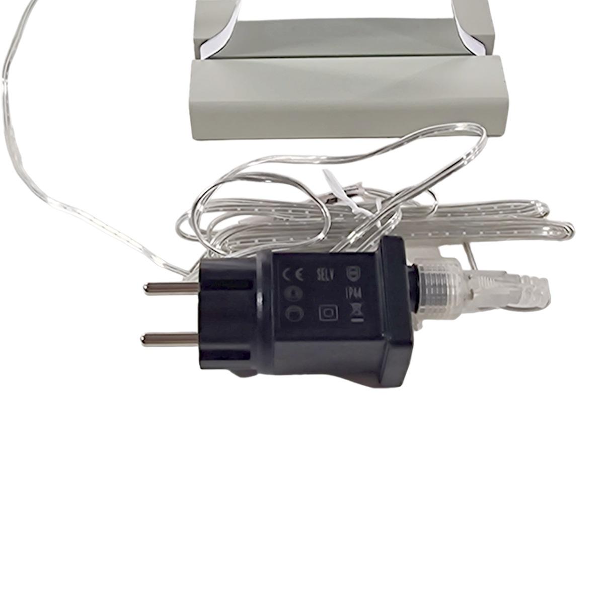 Albero Natale Luci LED Infinity 3D cm.29x1,5xh60 |Silani