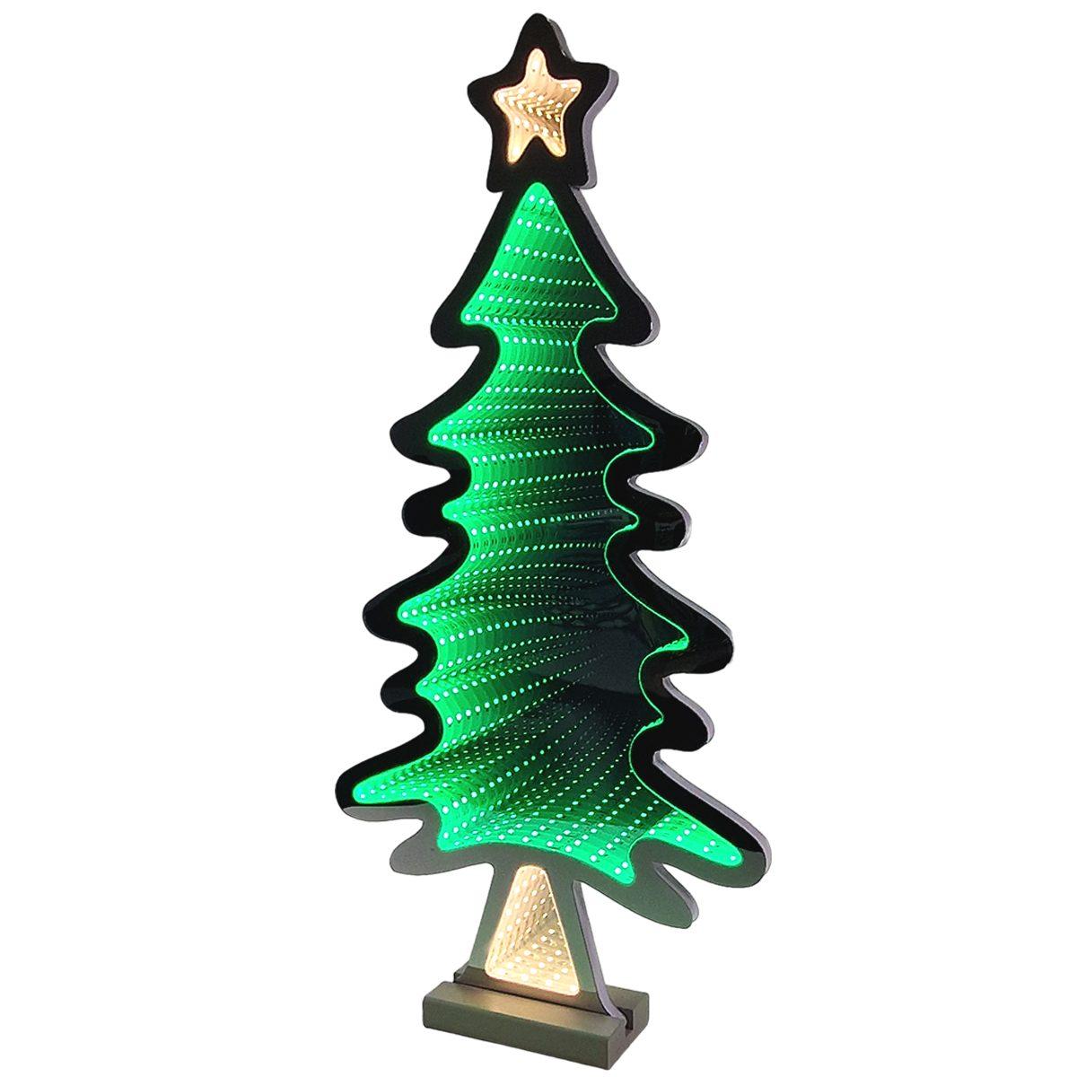 Albero Natale Luci LED Infinity 3D cm.29x1,5xh60 |Silani