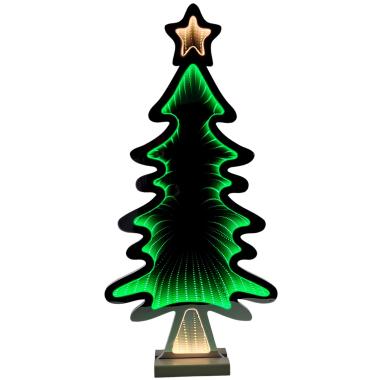 Albero Natale Luci LED Infinity 3D cm.29x1,5xh60 |Silani