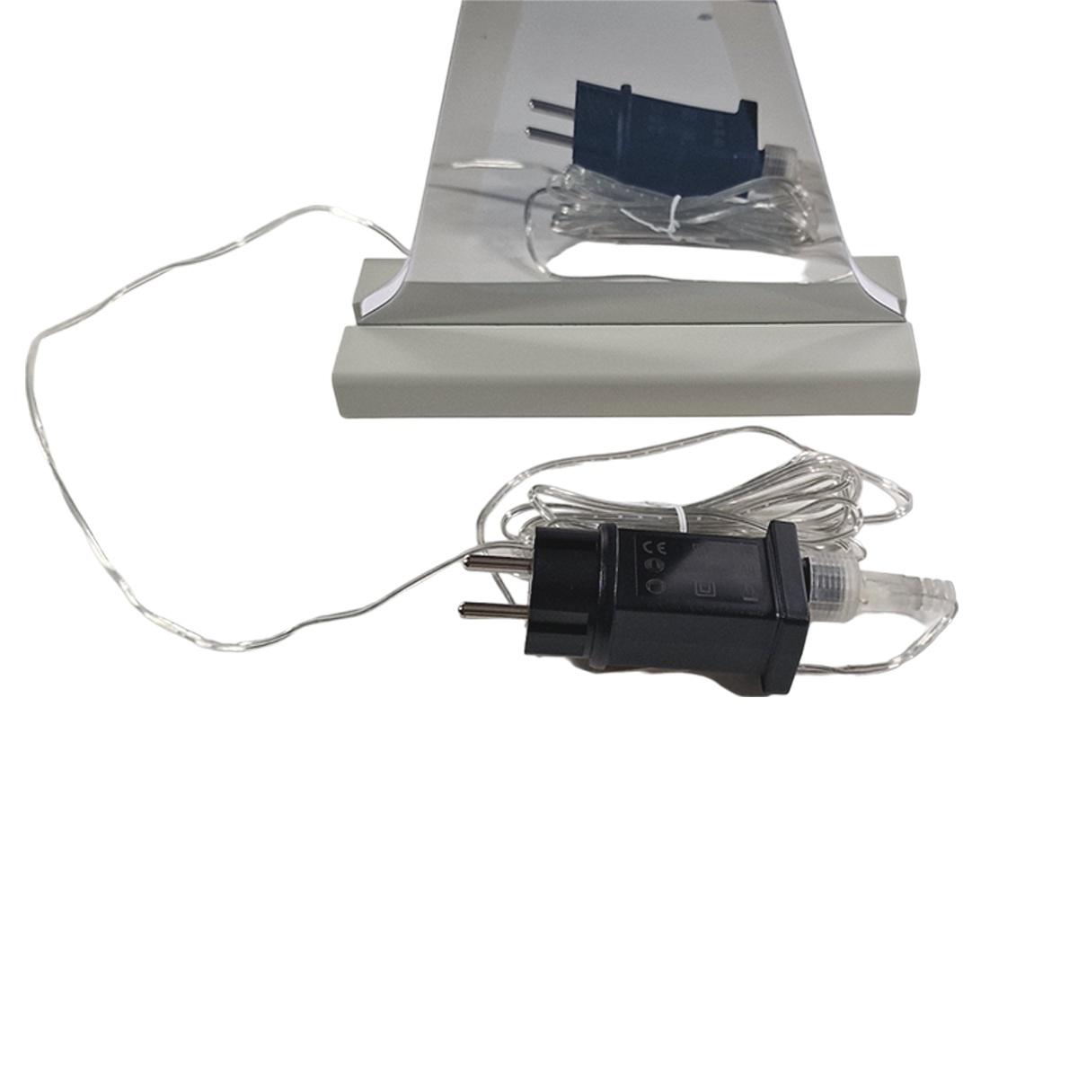 Albero Natale Luci LED Infinity 3D cm.50x1,5xh95 |Silani