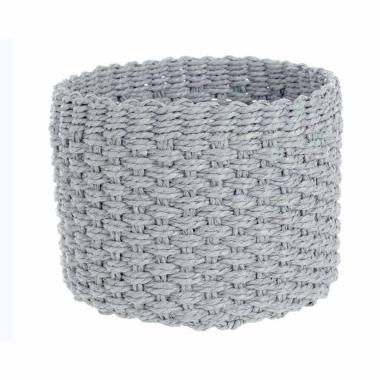 Cesto Carta Tondo Grigio cm.Ã˜19xh14 | Bizzotto
