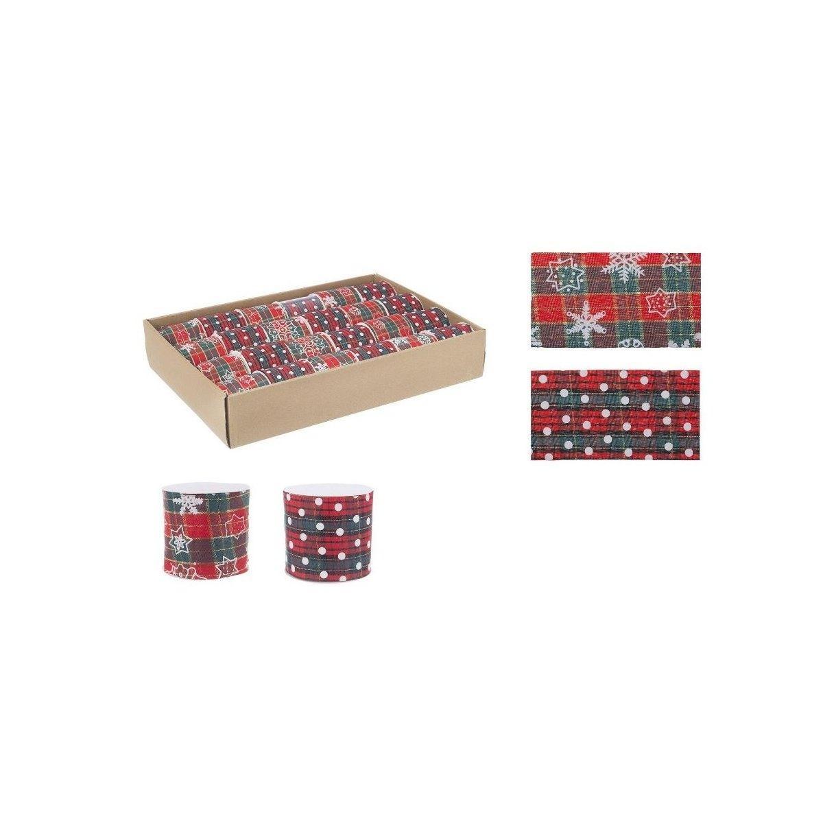 Nastro Regalo Tartan cm.6,3x270
