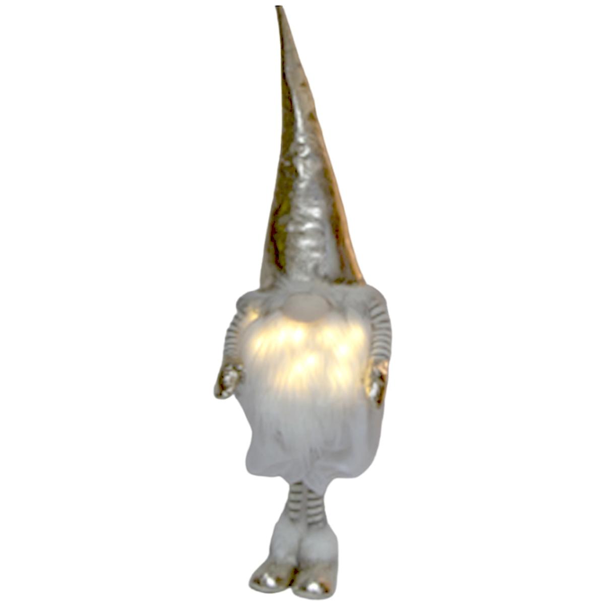 Pupazzo Folletto Chic Oro con LED cm.142 |Silani