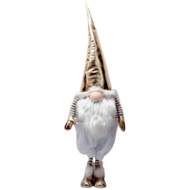 Pupazzo Folletto Chic Oro con LED cm.142 |Silani