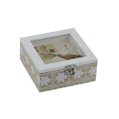 Scatola Porta Lavoro Legno cm.15x15x7 | Vacchetti