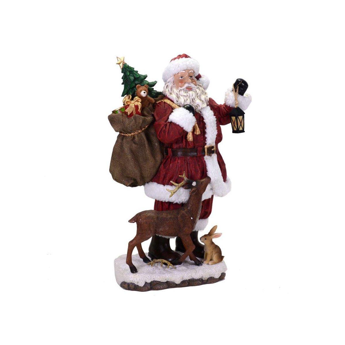 Babbo Natale Resina cm.49,5 |Vacchetti