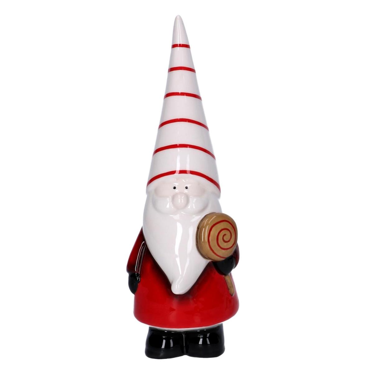 Babbo Natale cm.17 Ceramica Rosso |Vacchetti