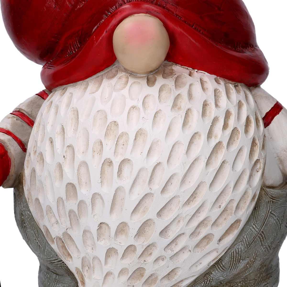 Gnomo Natalizio Resina con Lanterna cm.38x20xh40 |Vacchetti