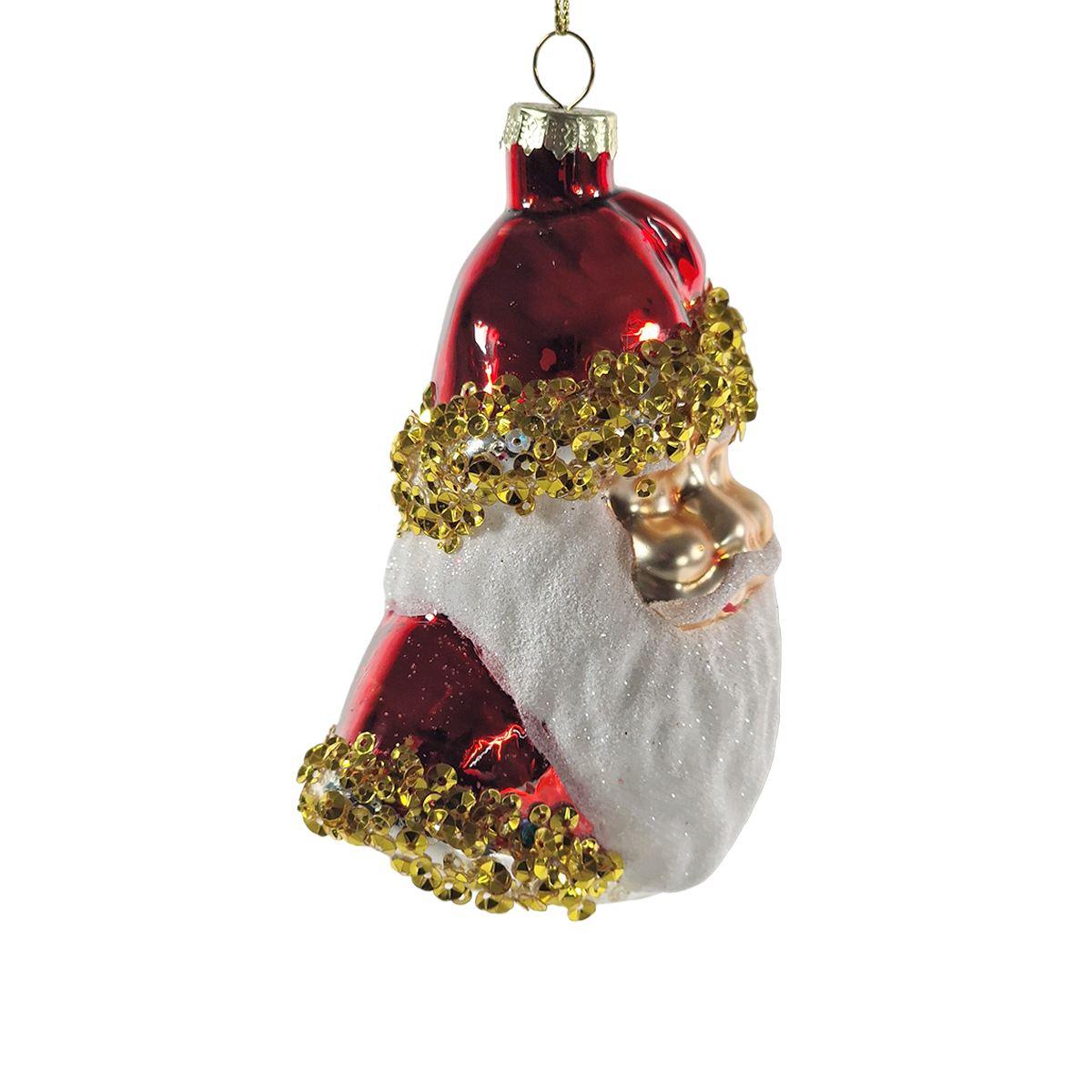 Pallina Natale Vetro cm.11 Babbo Natale |Vacchetti