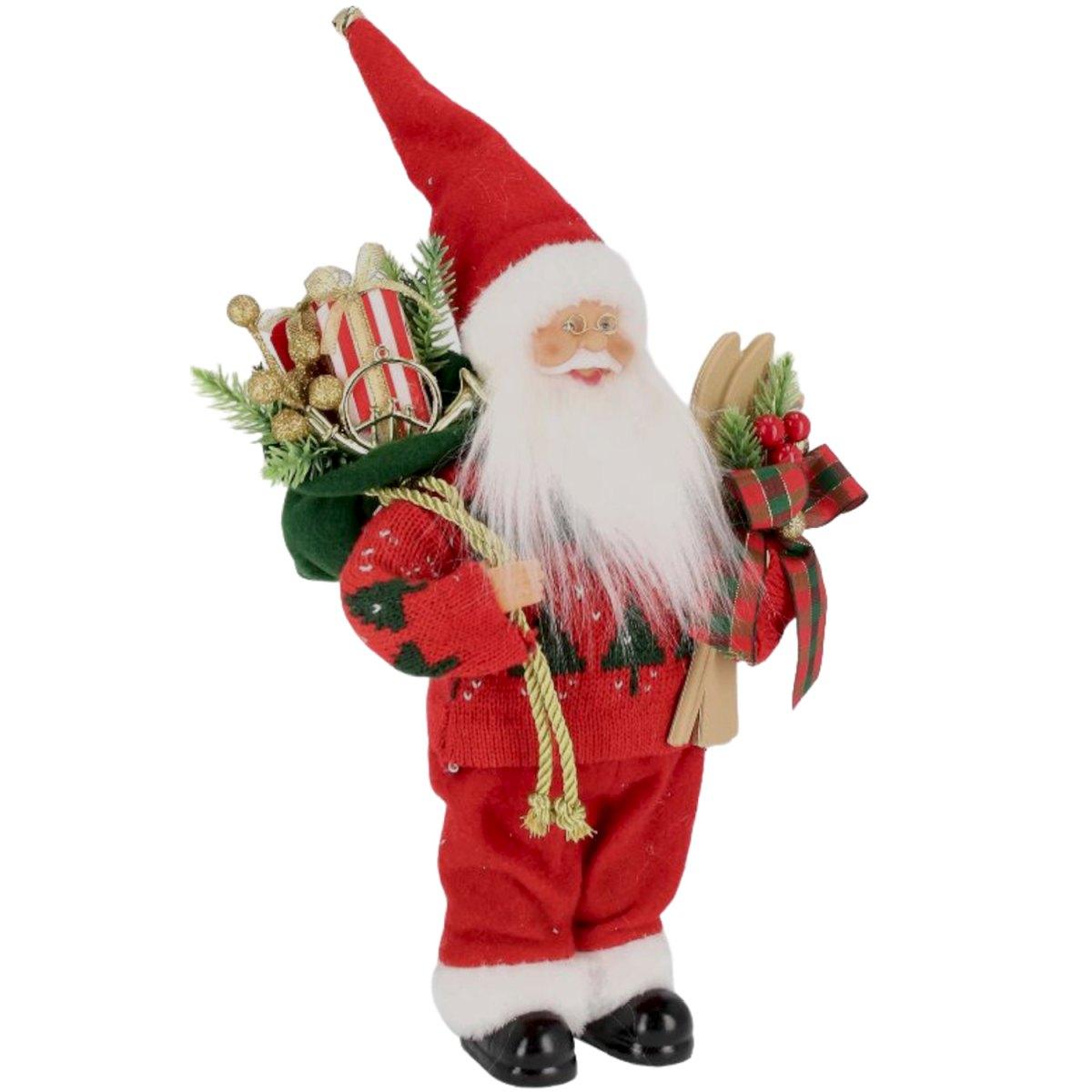 Babbo Natale Lorick Abito Rosso cm.30 |Bizzotto