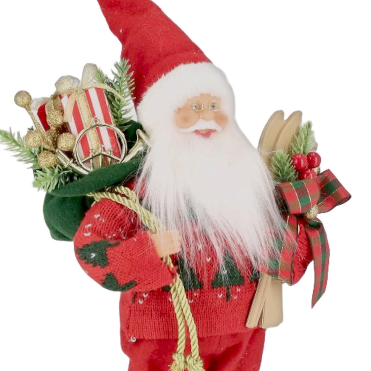 Babbo Natale Lorick Abito Rosso cm.30 |Bizzotto