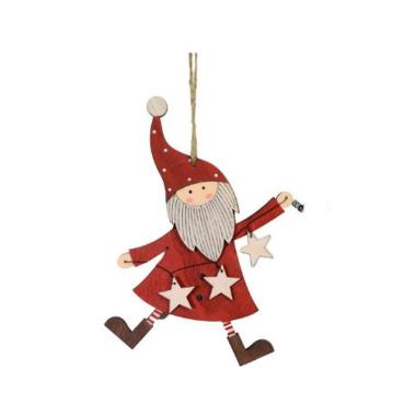 Babbo Natale Legno cm.16