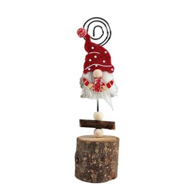 Segnaposto Molletta Legno con Babbo Natale cm.15,5