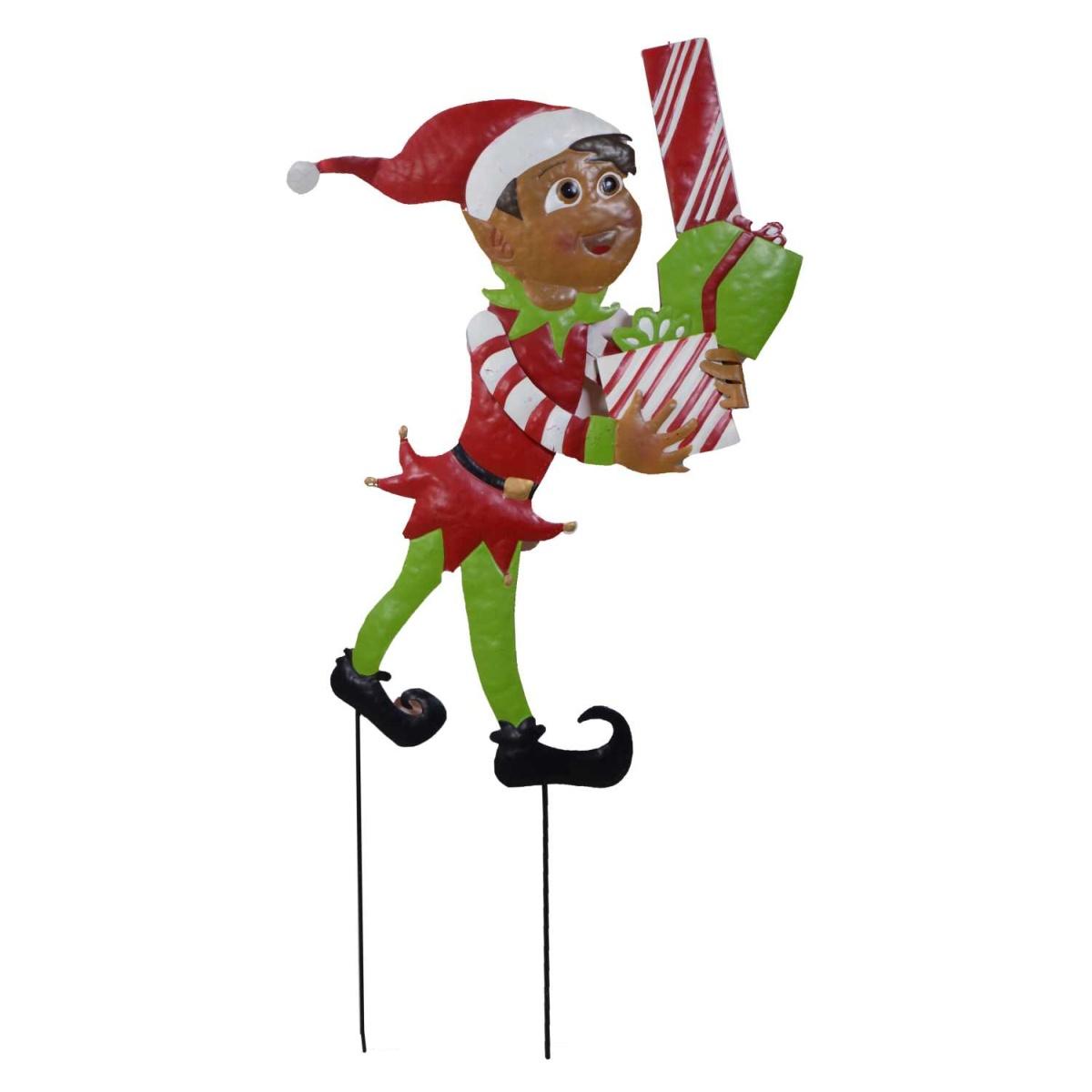Decorazione Natalizia Elfo Metallo cm.45xh91 |Vacchetti