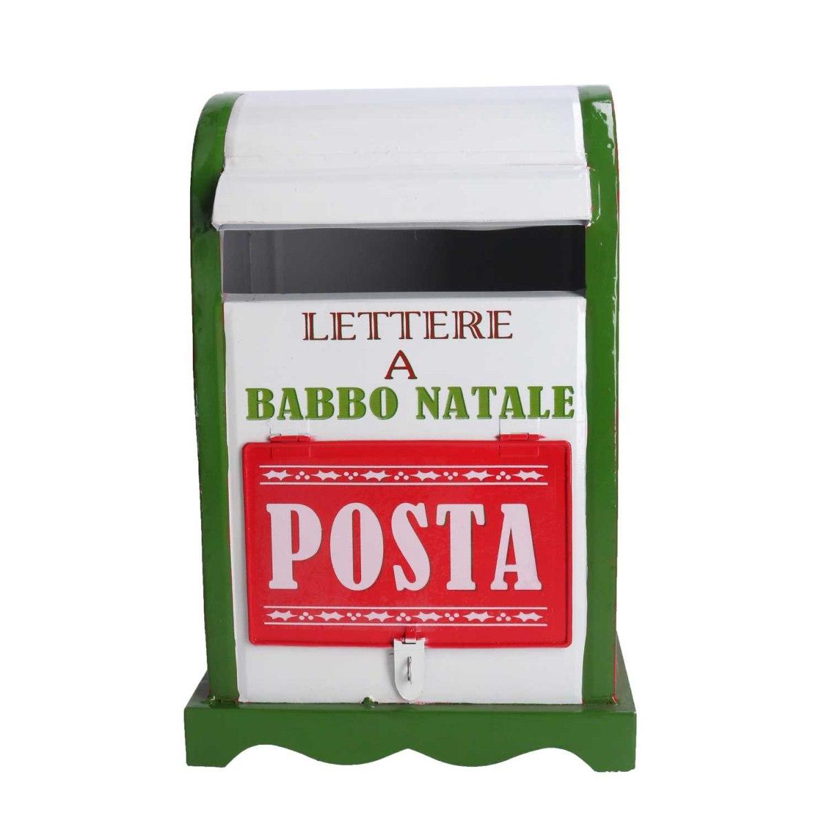 Cassetta Postale Metallo Natale cm.20x22,5xh33 |Vacchetti