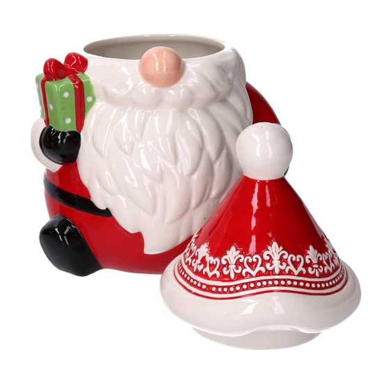 Barattolo Natale Ceramica con Babbo Natale cm.26 |Vacchetti