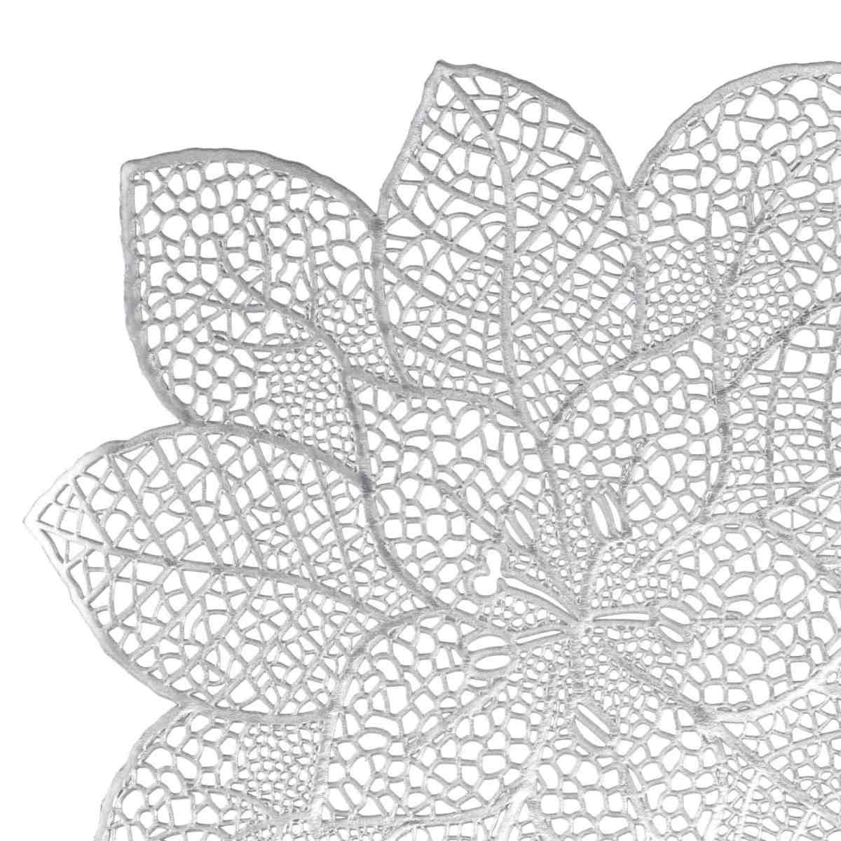 Runner cm.35x91 Fiori Argento Plastica | Vacchetti