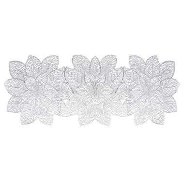 Runner cm.35x91 Fiori Argento Plastica | Vacchetti