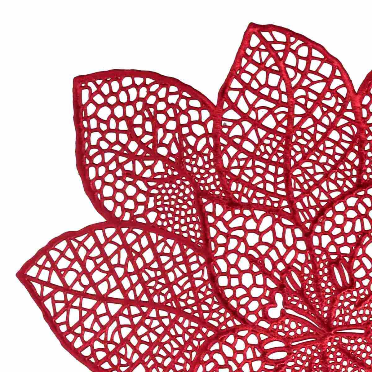 Runner cm.35x91 Fiori Rosso Plastica | Vacchetti