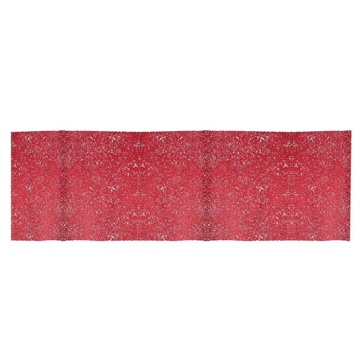 Runner cm.33x155 Rettangolare Rosso Plastica | Vacchetti
