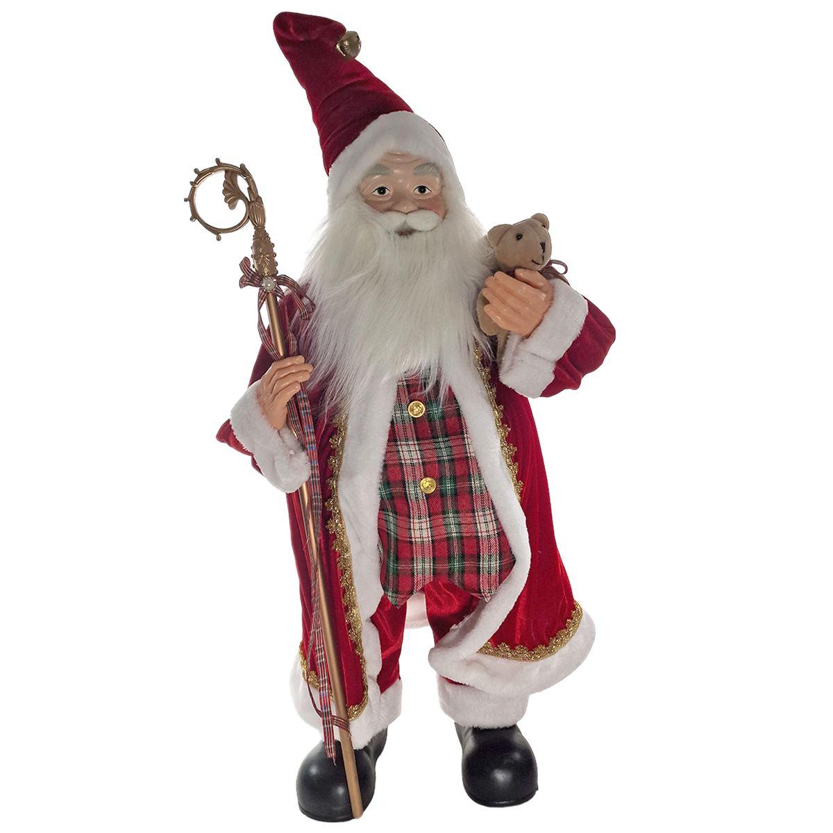 Babbo Natale in Tessuto cm.80 |Vacchetti