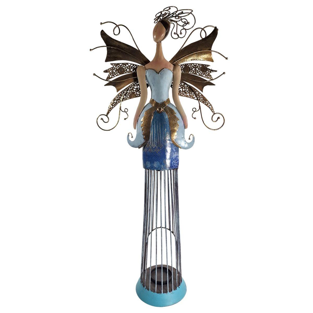 Angelo Fatina Metallo Blu/Oro cm.72 |Vacchetti