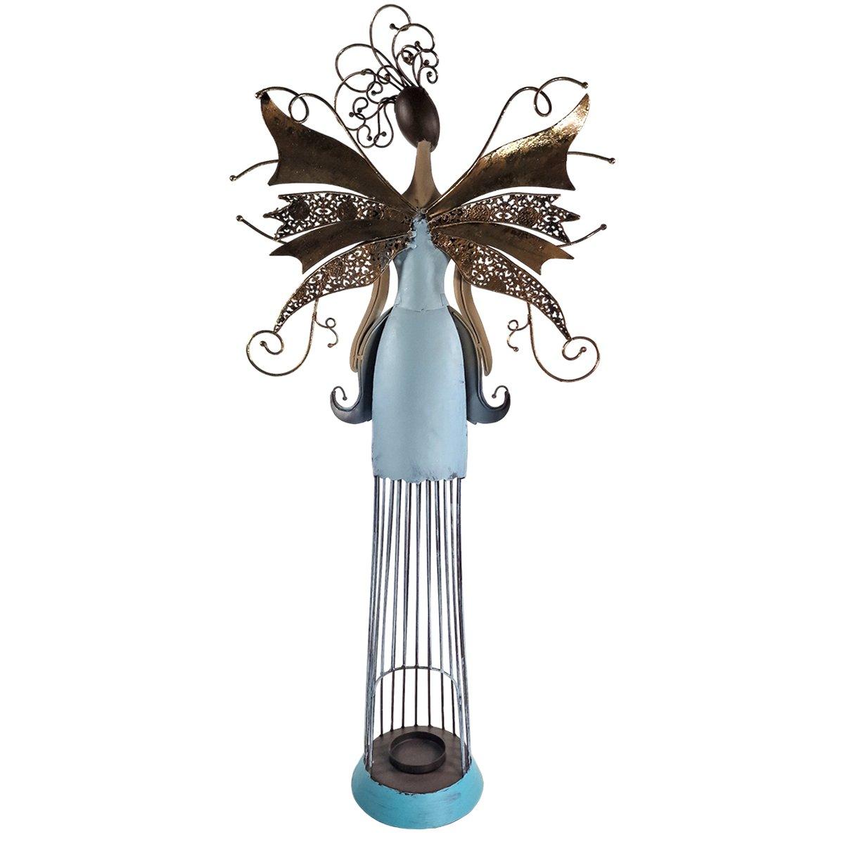 Angelo Fatina Metallo Blu/Oro cm.72 |Vacchetti