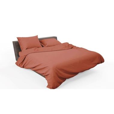 Lenzuola Singole 1 Piazza e Mezza Arancio Ginger Set pz.3 | Vacchetti