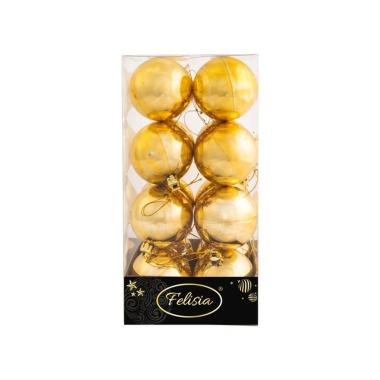 Pallina Natale cm.Ã˜6 Oro Set pz.16 |Cometa Collections