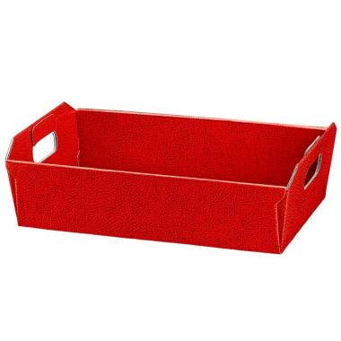 Cesto Natale Cartone Rosso cm.58x47xh14 |Cometa Collections