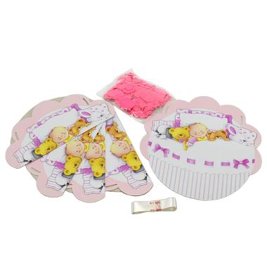 Festone Party Rosa con Palloncini mt.2,3 |M2 Store