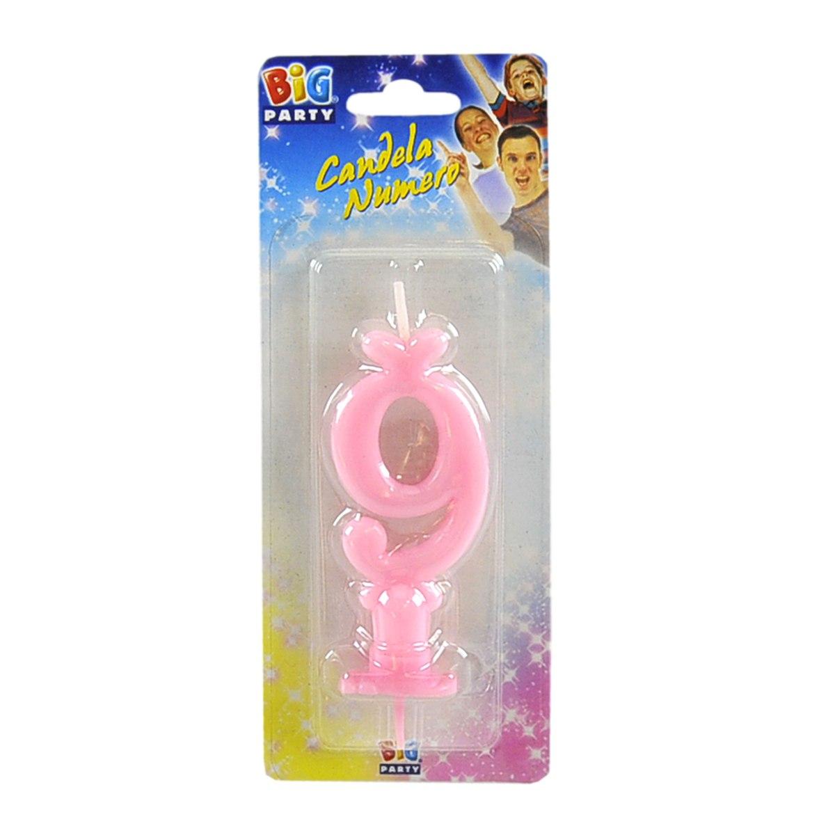 Candelina Compleanno N.9 Rosa |M2 Store