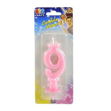Candelina Compleanno N.9 Rosa |M2 Store
