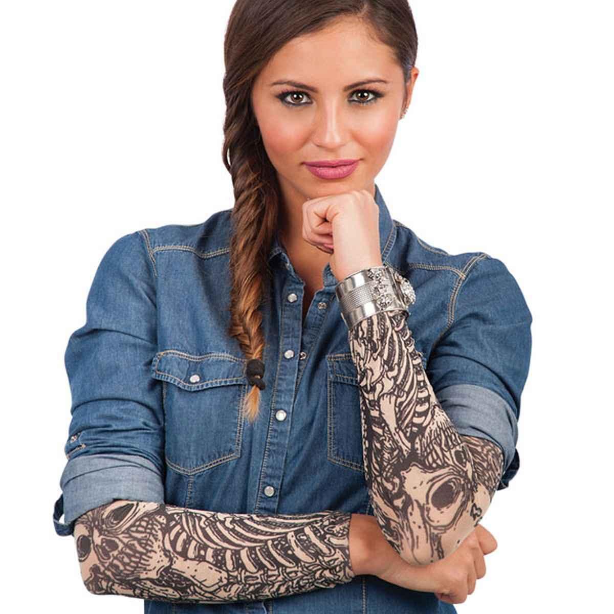 Manica Tatuata Scheletro pz.2 |Carnival Toys