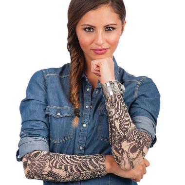 Manica Tatuata Scheletro pz.2 |Carnival Toys
