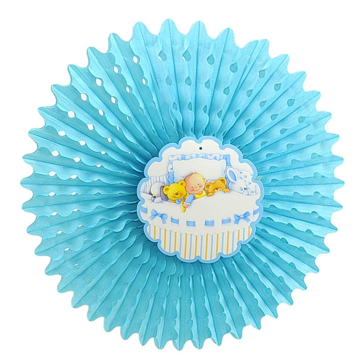 Festone Party Rosone Azzurro cm.50 |M2 Store