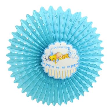 Festone Party Rosone Azzurro cm.50 |M2 Store