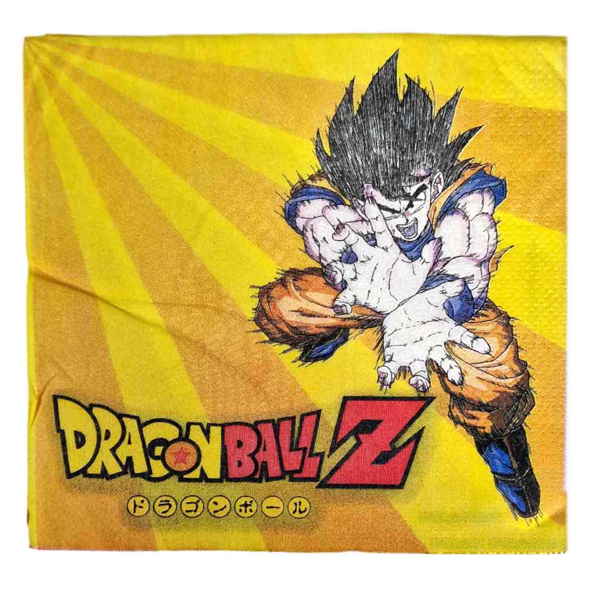 Tovagliolo cm.33x33 Set pz.20 Dragon Ball |M2 Store